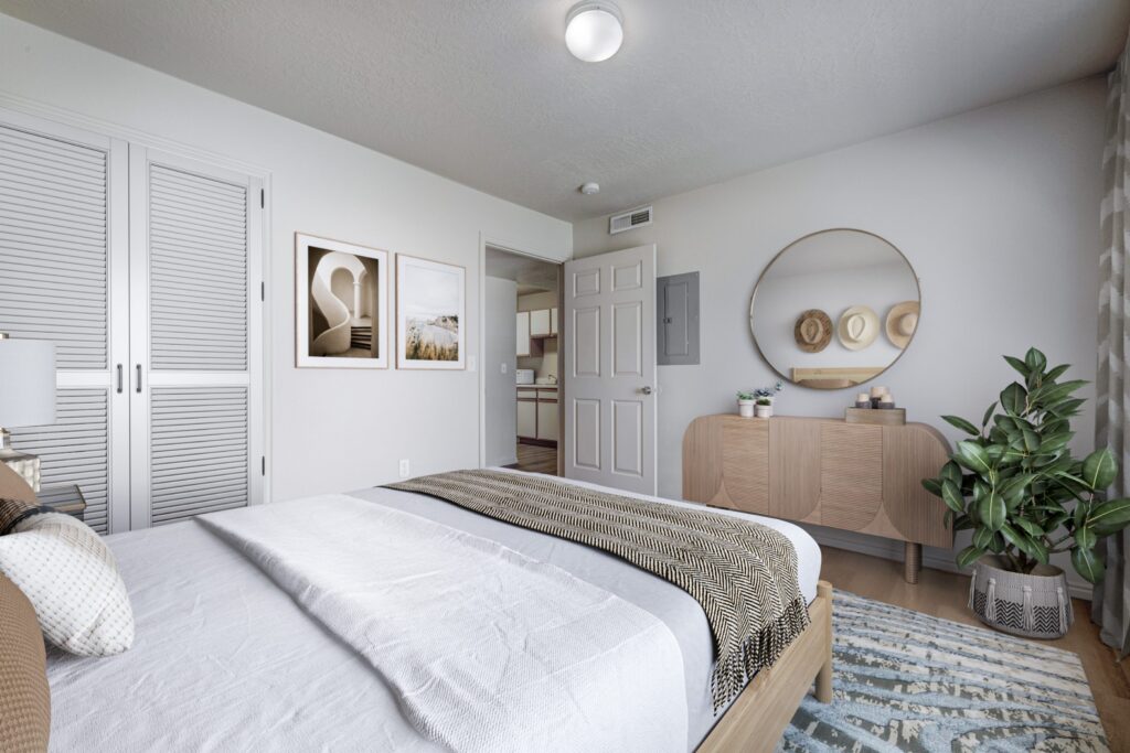 Modern one-bedroom apartment in Salt Lake City at Park Vue